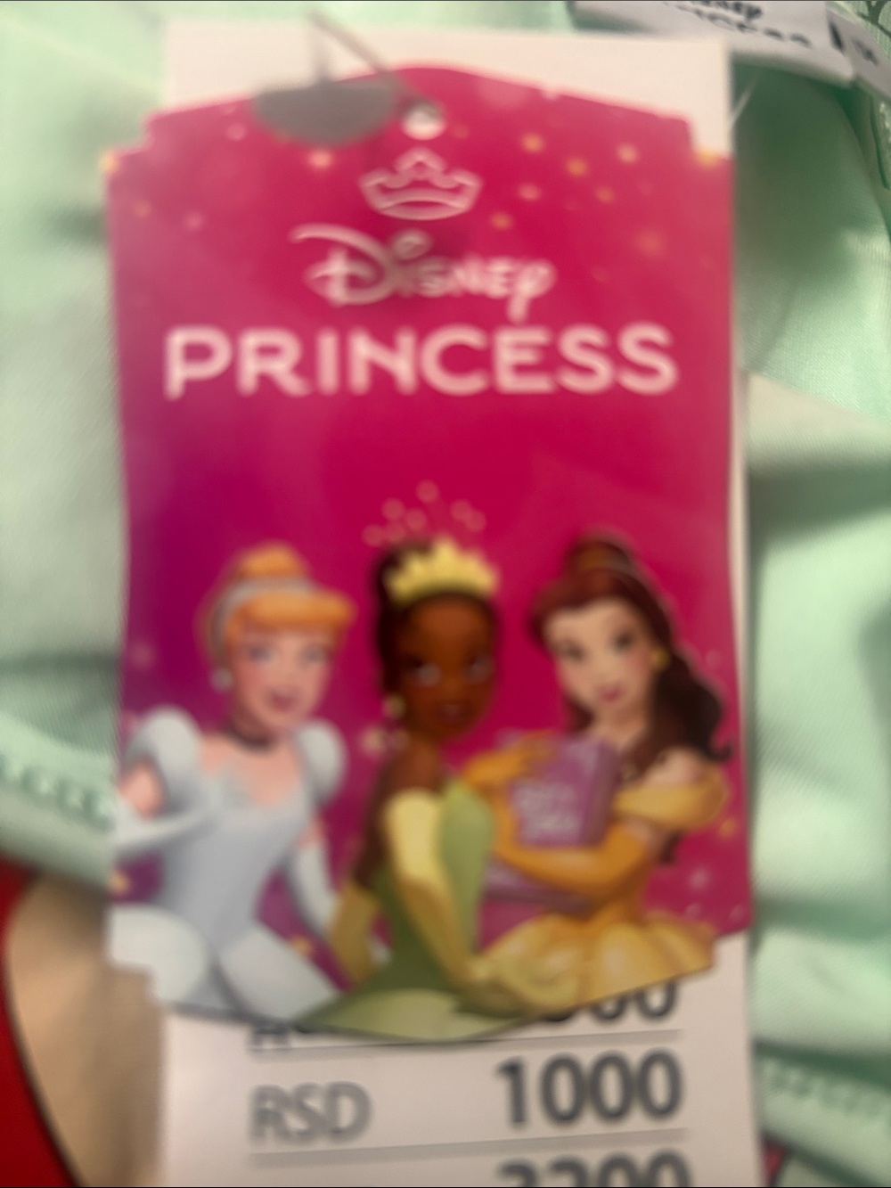 Disney Princess Ariel Girls Tulle Dress Size 8–9 Mint Green NWT - Picture 6 of 10